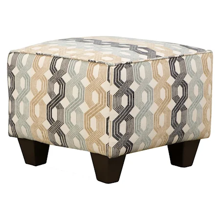 Small Square Accent Ottoman for Living Room Chair